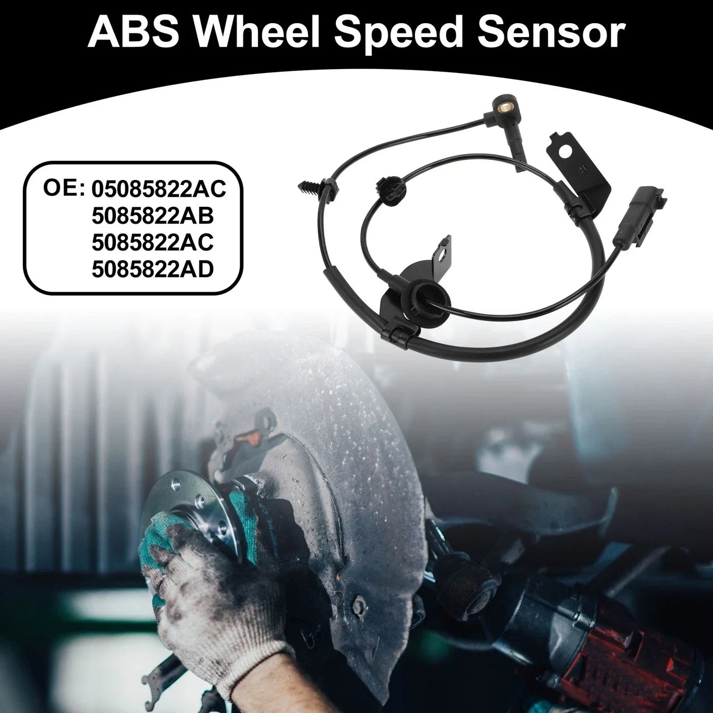 ABS Wheel Speed Sensor for Dodge Avenger 2008-2014 Front Left & Right