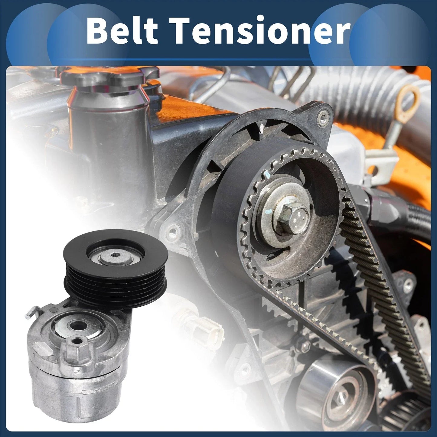Belt Tensioner for Hyundai Elantra 1.4L L4 (2017-2020) - Durable Metal 1 x Pc