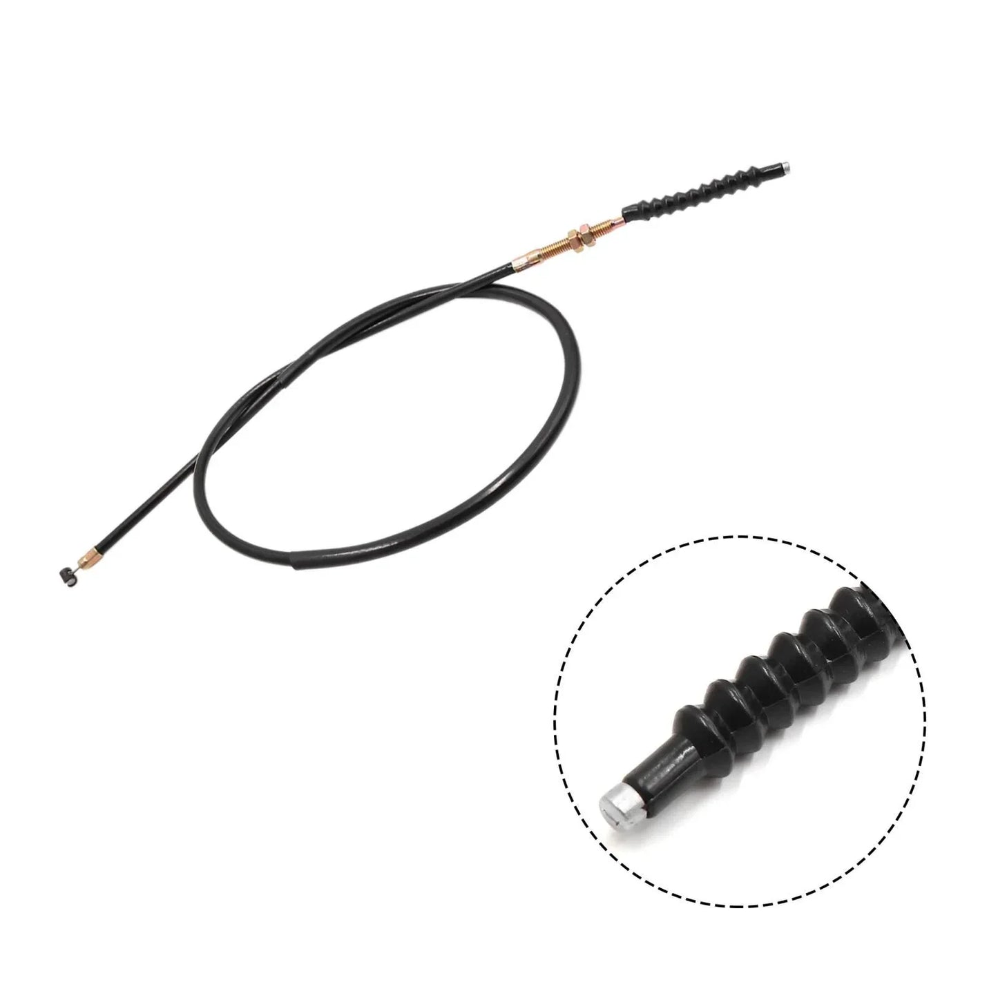 42.5" Black Rubber Clutch Cable for Honda CG125 (2000-2023)