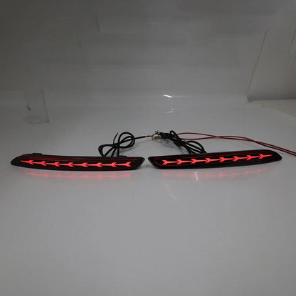 Rear Bumper DRL Turn Signal Lights for Honda Accord (2023-2024) Red