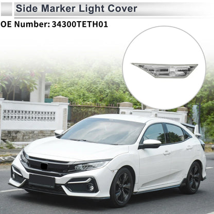 Right Side Marker Light Cover for Honda Civic (2016-2021) - 1 x Clear Lens