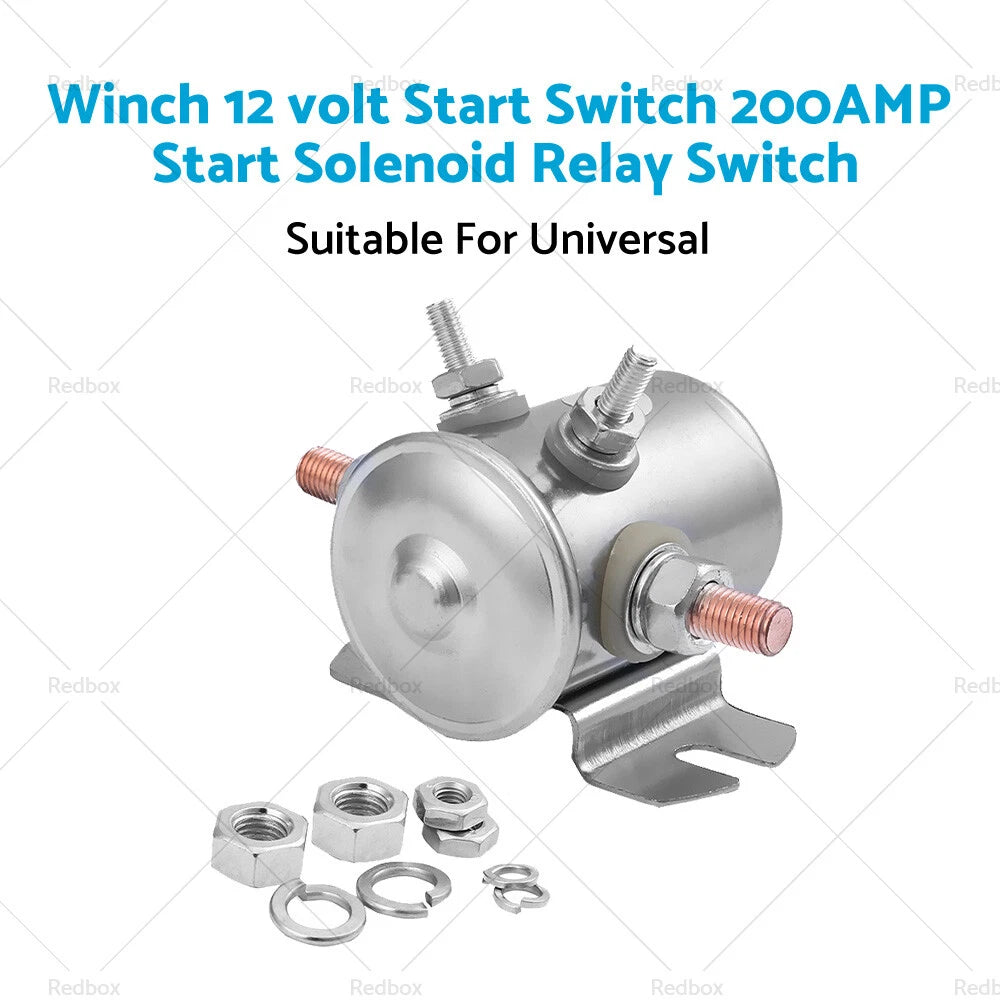 12V 200AMP Winch Start Switch Solenoid Relay for Universal Winches
