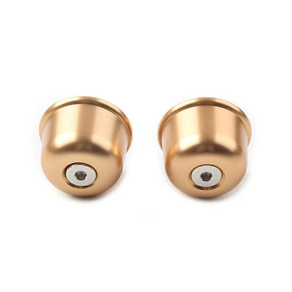 Gold Handle Bar Ends Caps for Triumph STREET/SPEED TWIN T120 (2016-2020)
