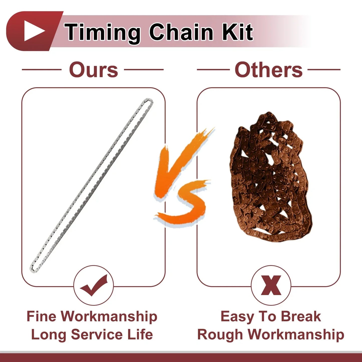 Timing Chain Kit for Honda Accord, CR-V & Acura TSX 2.4L (2003-2011)