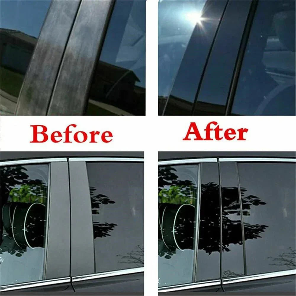 6pcs Car Window Pillar Posts Trim for Toyota Sienna (2021-2024)