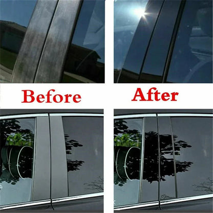 6pcs Car Window Pillar Posts Trim for Toyota Sienna (2021-2024)