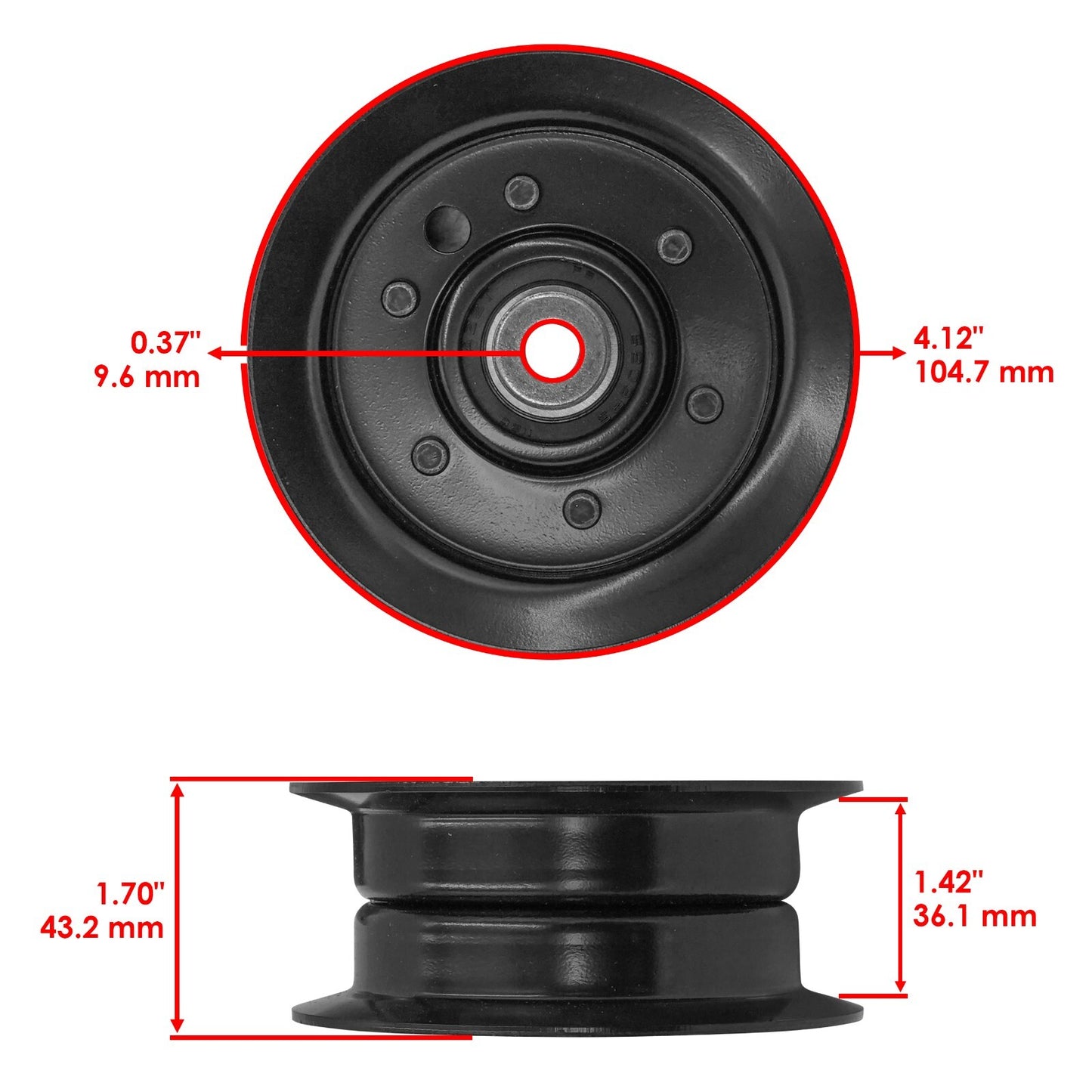 Deck Pulley Replacement for Exmark QTS452 QZE702 (1988–2023)