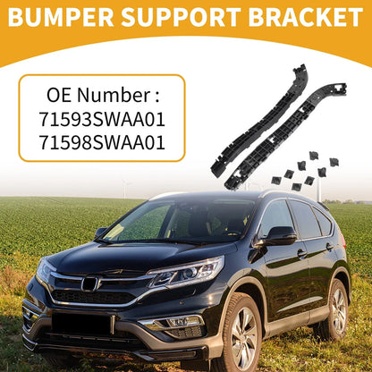 Rear Bumper Support Bracket for Honda CR-V 2007-2011 (2 x Black)