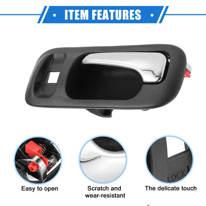Interior Door Handle for Honda CR-V, Odyssey, Gray (1997-2001)