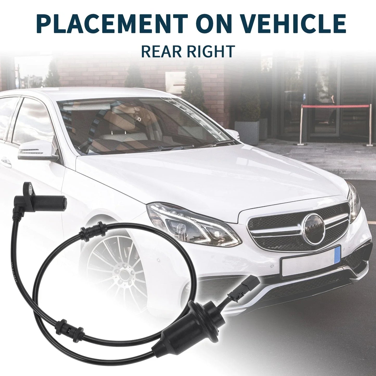 Rear Right ABS Wheel Speed Sensor for Mercedes-Benz CL500 (2000-2006)