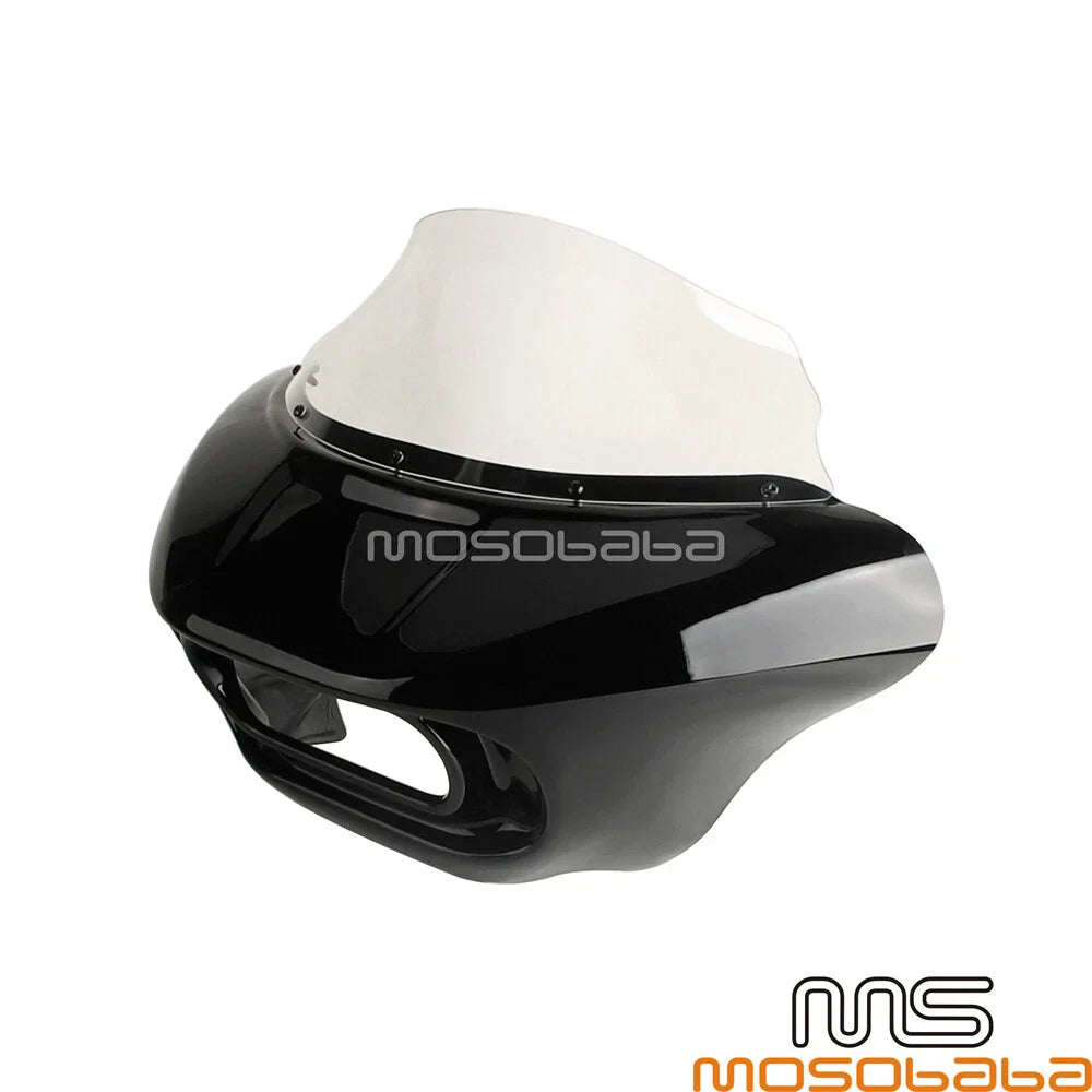 9" Headlight Fairing Windshield for Harley Softail Fat Bob FXFB FXFBS (2018-2019)