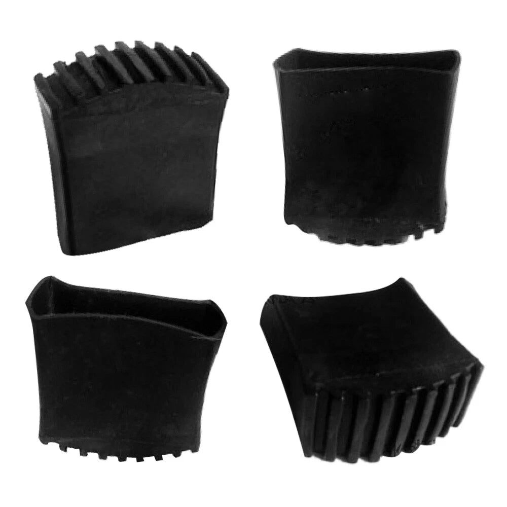 4 Pcs Rubber Non-Slip Ladder Feet Mats for Aluminum Ladder