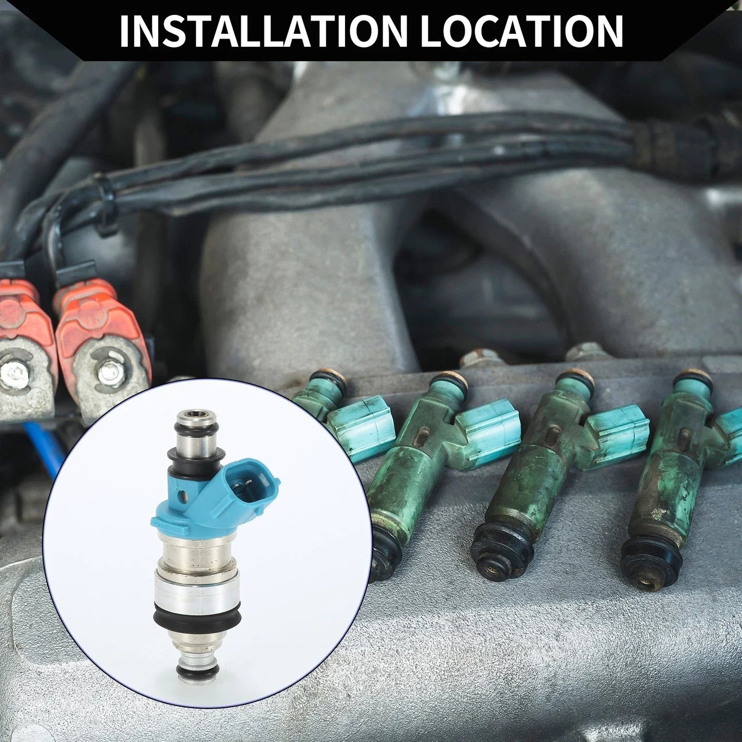 Fuel Injector for Toyota Avalon XL, XLS 1997-1999 3.0L Blue 1 x Unit