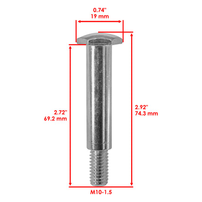 42 Inch Deck Wheel with Hardware Kit for Snapper 200Z ZT1842 to ZT2142