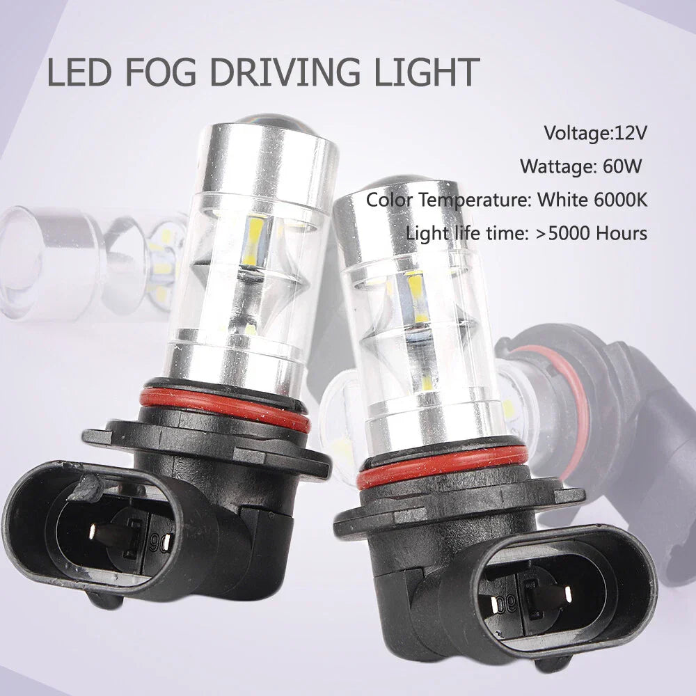 60W HB4/9006 DRL LED Fog Light Bulbs for Car