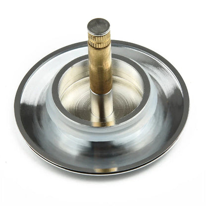 70mm Brass Bathtub Drain Stopper Plug for Most Sinks & Tubs