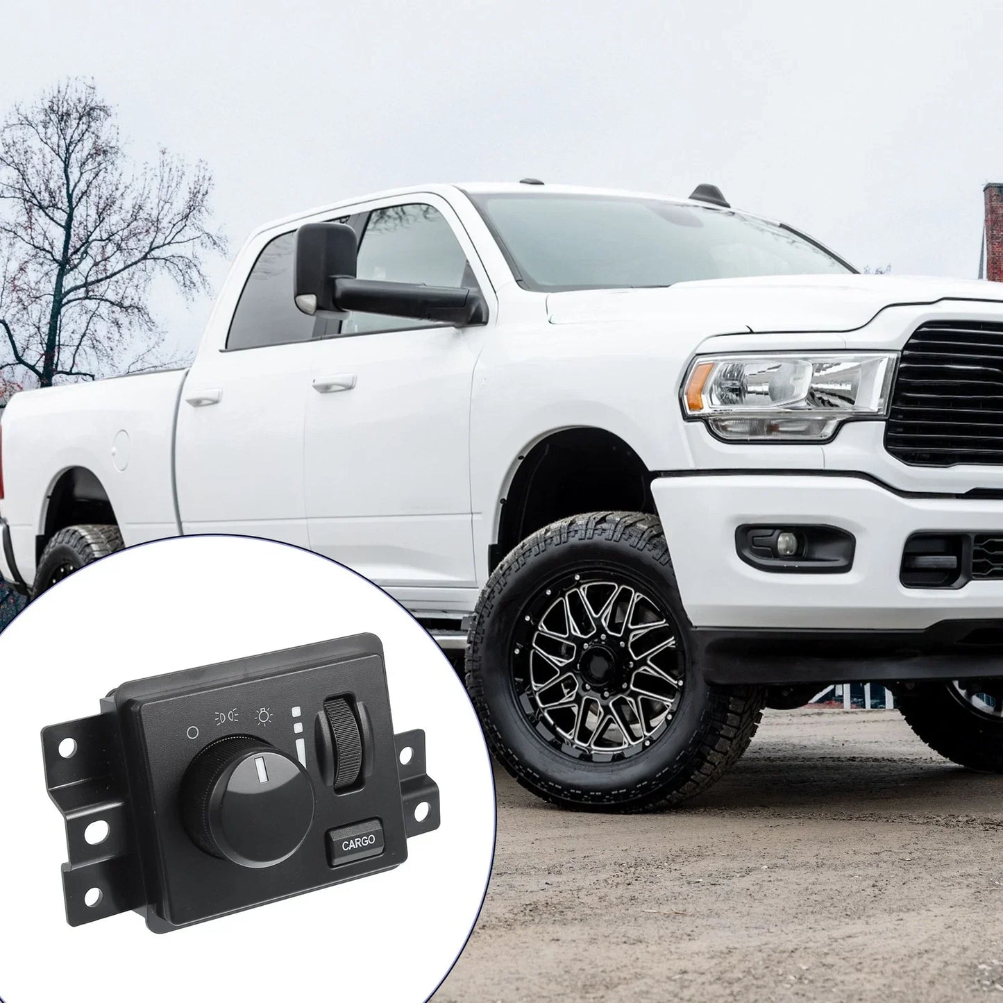Car Headlight Switch for Dodge Dakota, Ram 1500, 2500, 3500 (2005-2011)