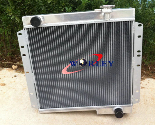 3 Row Aluminum Radiator & Fan Shroud for Toyota Land Cruiser FJ40 FJ45 (1960-1984)