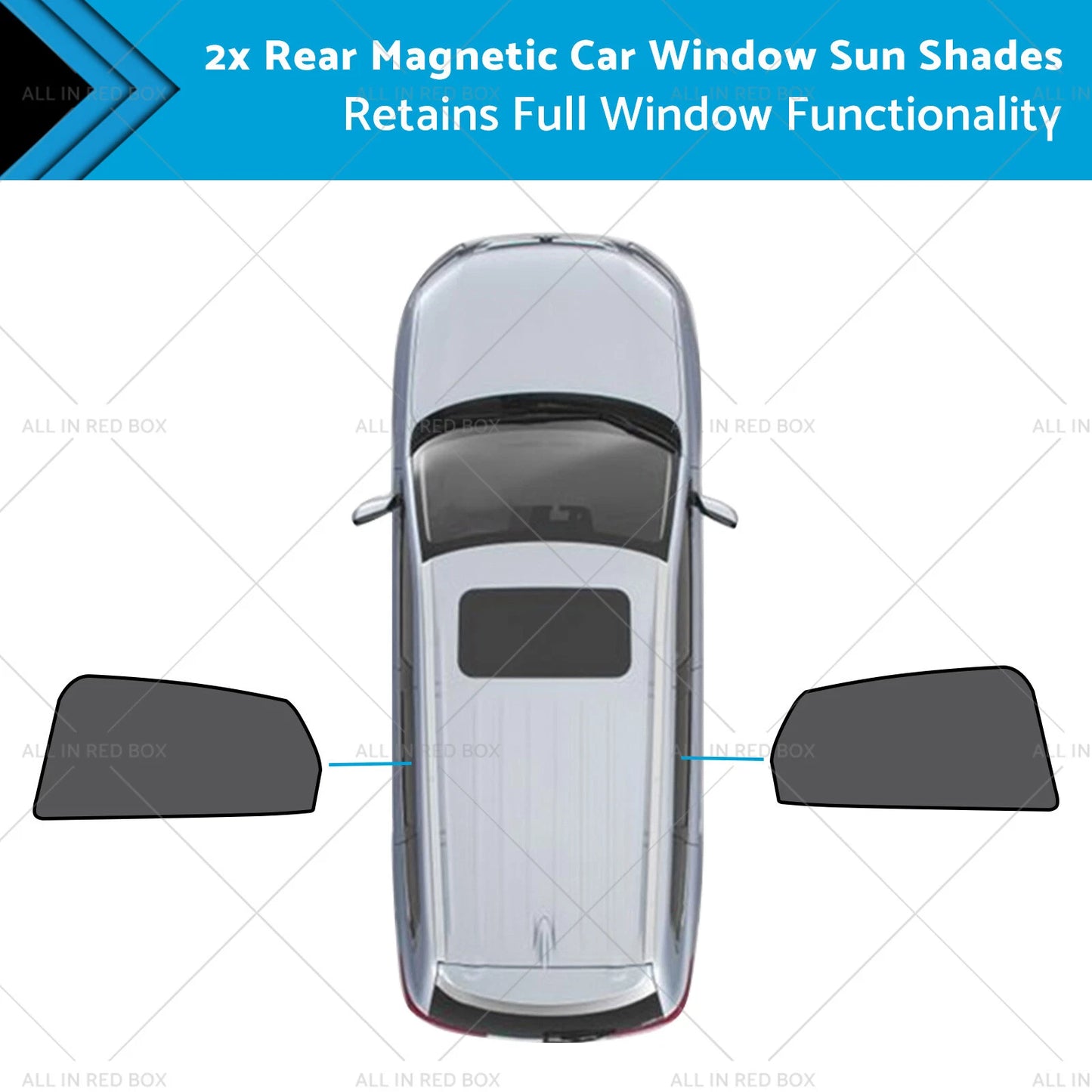 Rear Magnetic Sun Shades for Mazda CX-3 (2015-Current)