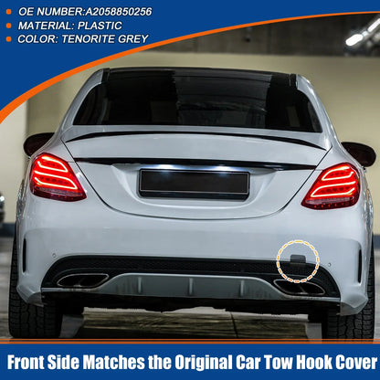 Rear Bumper Tow Hook Cover for Mercedes-Benz (2019-2023) - Tenorite Grey