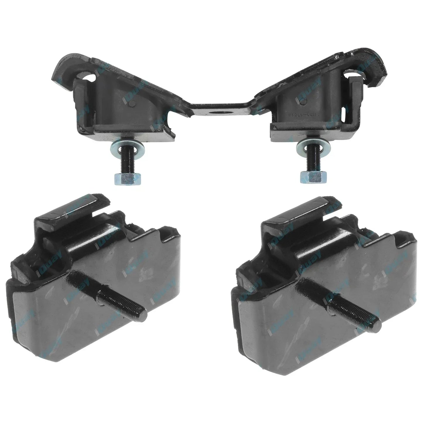 2 Front Engine + Gearbox Mounts for Landcruiser 3F Petrol FJ62 FJ70 FJ73 FJ75