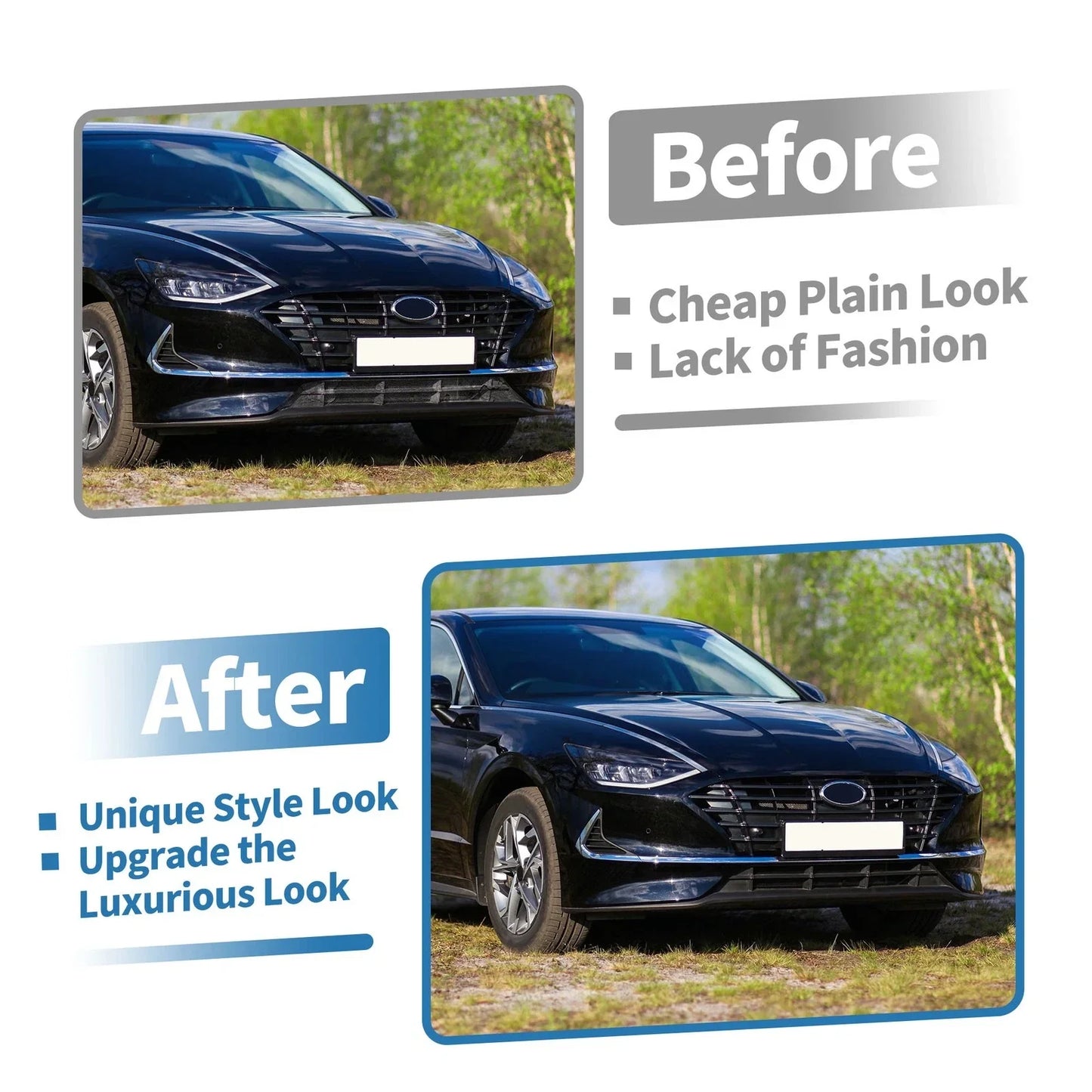 Lower Grille Bumper Cover for Hyundai Sonata (2014)