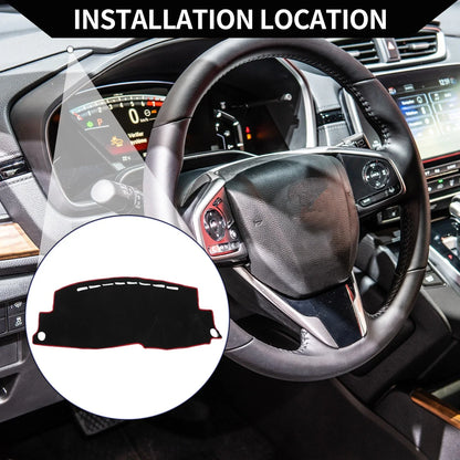 Dashboard Dash Cover Mat for Honda Vezel RU1/2/3/4 RS 2013-2020 Black Red Set