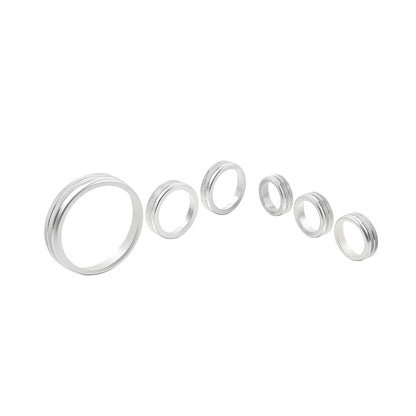 Silver AC Stereo Tune Knob Headlight Switch Covers for Ford Bronco (2021-2022)