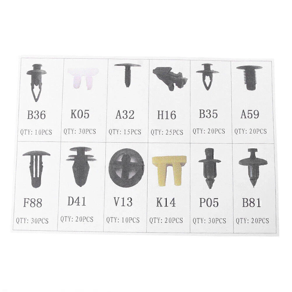 250Pcs Fender Bumper Retainer Clips for Nissan