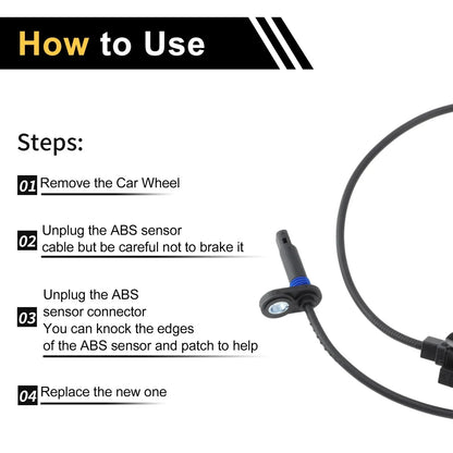ABS Wheel Speed Sensor for Honda Pilot 2009-2015 Rear Left