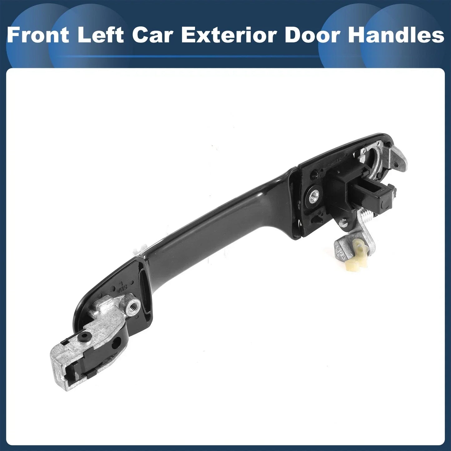 Front Left Exterior Door Handle for Honda Accord (2003-2007) Black