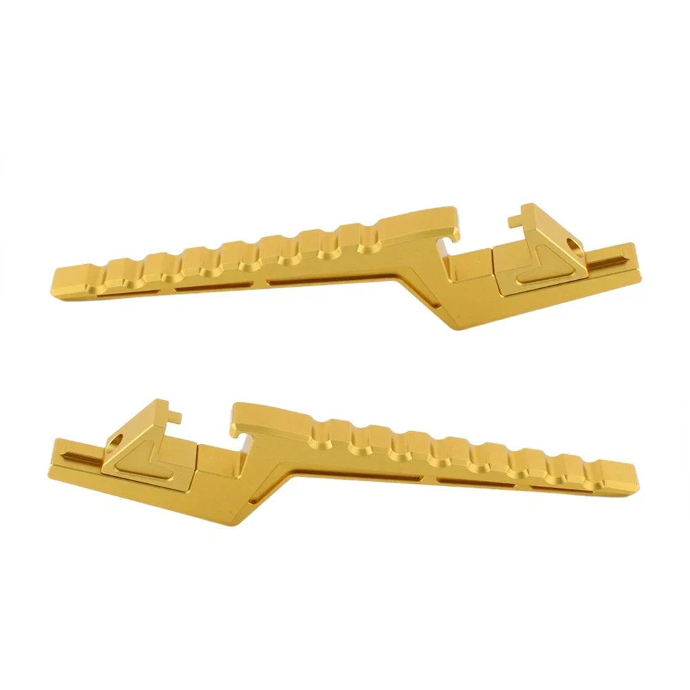 Gold Passenger Foot Peg Extensions for Surron Light Bee X/S X/L1E (2020-2023)