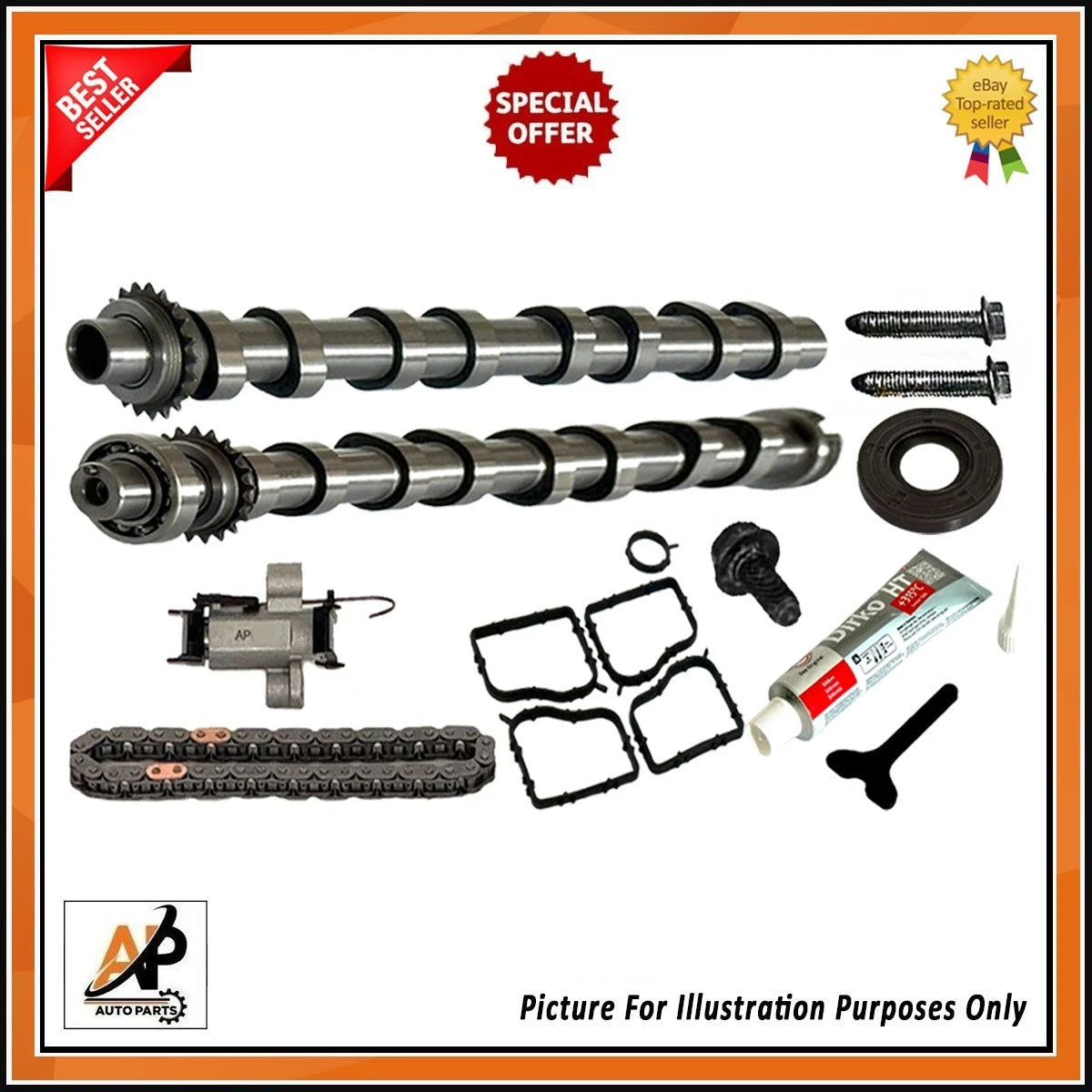 Cam Carrier Timing Chain Kit 8mm for Peugeot 1.5 BlueHDi (2015–2023)