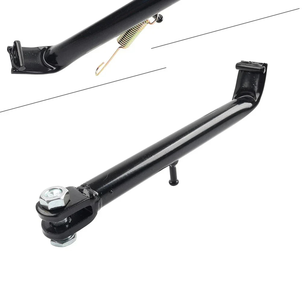 Side Support Stand Kickstand with Spring Bolts for Honda CG125 CB125