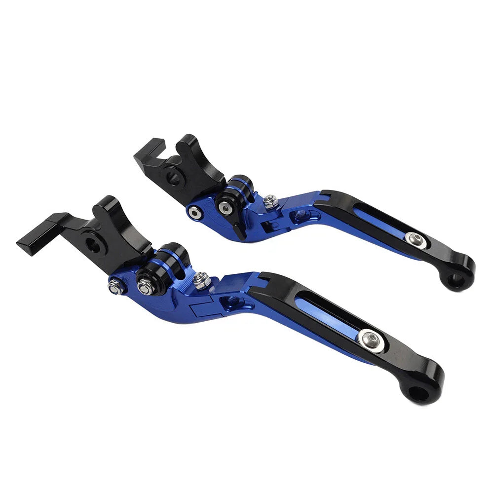 CNC Blue Extendable Brake Clutch Levers for Honda VFR1200F (2010-2014)