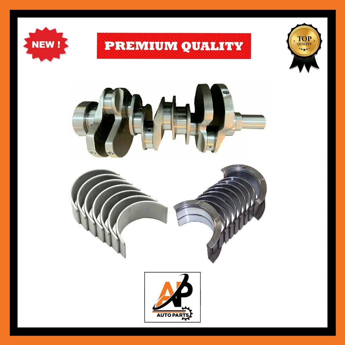 Forged Crankshaft with Main and Big End Bearings for Jaguar F-PACE (2016–2024)