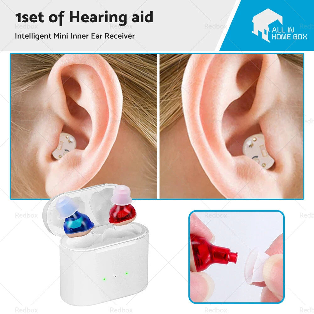 Rechargeable Hearing Aids V30 for Canal Receiver - Mini Inner Ear