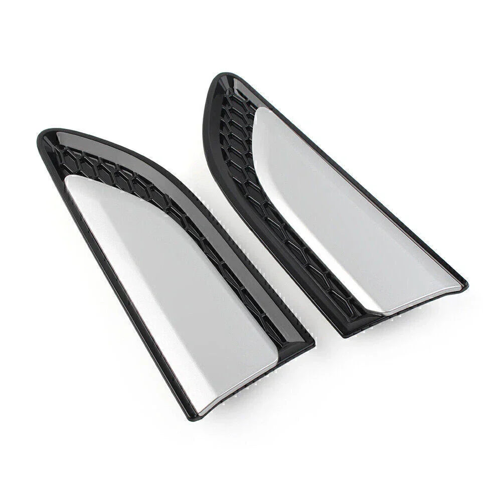 Silver Fender Vent Grille Louvers for Land Rover Discovery Sport (2015-2021)