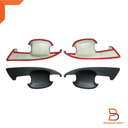 Matte Black Door Handle Insert Bowl Trim for Holden Colorado Ute (2012-2022)