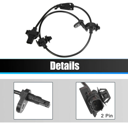 2 x Front Left & Right ABS Wheel Speed Sensors for Honda Civic (2006-2011)