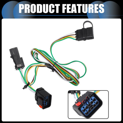 4-Pin Trailer Wiring Harness Kit for Dodge Ram 3500 (2010)