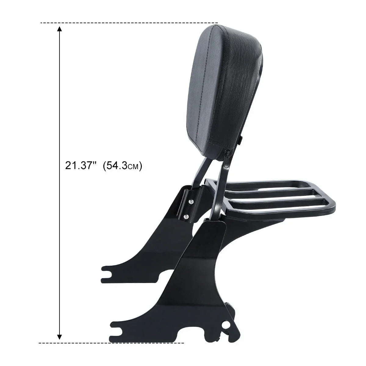 Sissy Bar Backrest Luggage Rack for Harley Sportster (2004-2022)