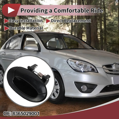 Exterior Door Handle for Hyundai Elantra Rear Right Black (2011-2016)
