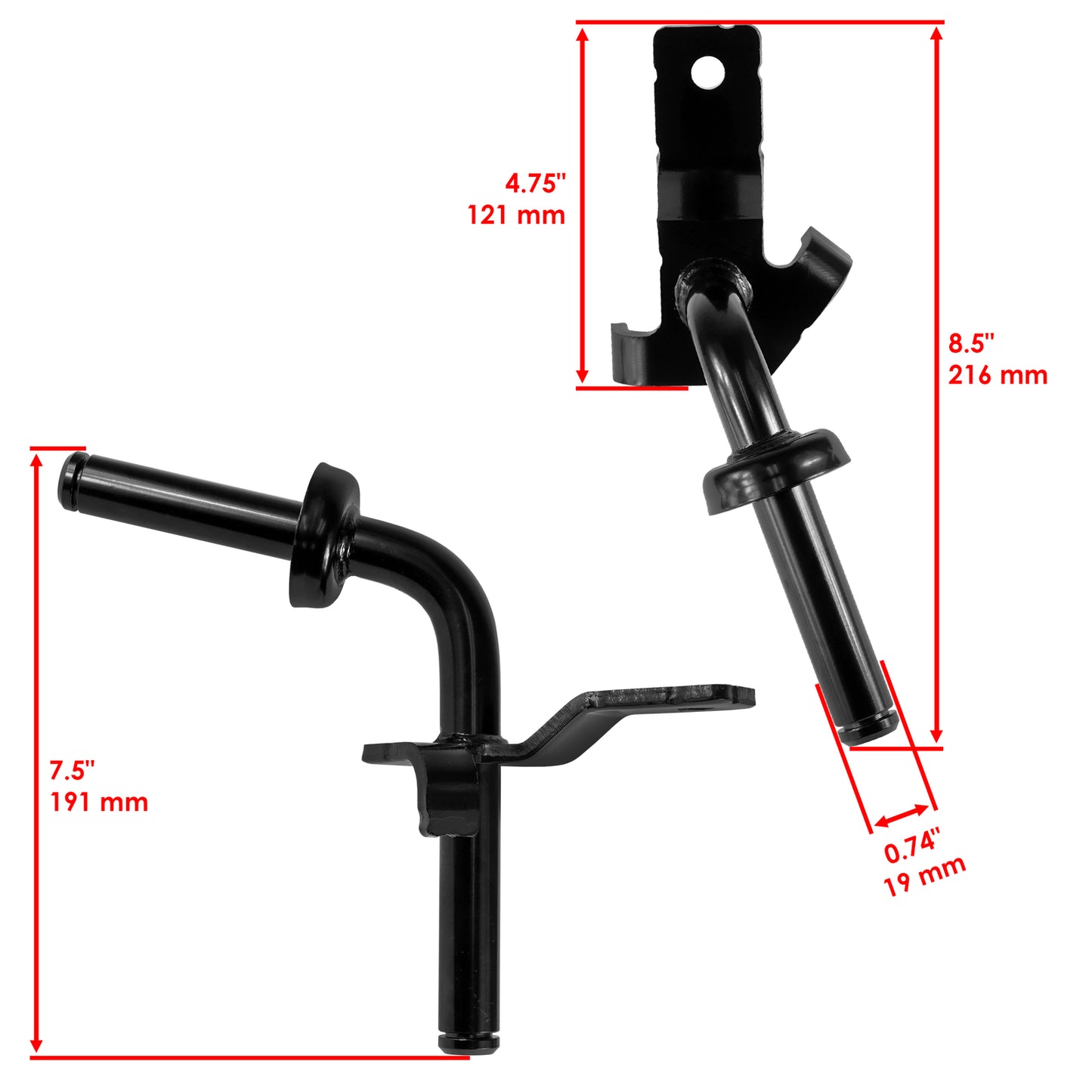 Caltric Steering Spindle Kit Replacement Right for John Deere X145 (2012–2015)
