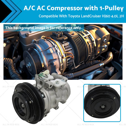 A/C Compressor 1-Pulley for Toyota LandCruiser HJ60 (1980-1989)