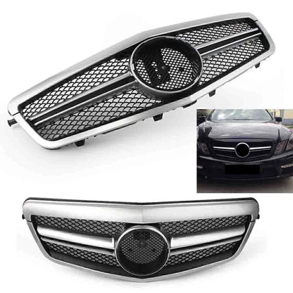 Front Upper Bumper Mesh Grille for Mercedes E-Class W212 S212 (2010-2013)