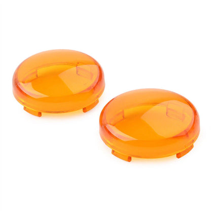 Yellow Turn Signal Lens Light Cover Guard for Harley Touring Softail Dyna