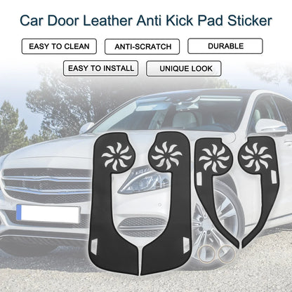 Car Door Leather Anti Kick Pad Sticker for Mercedes-Benz C Class (2011)