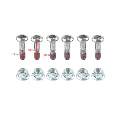 6 x M8*30 Sprocket Bolt Nut Kit for CR YZ KX RM CRF RMZ Dirt Bike