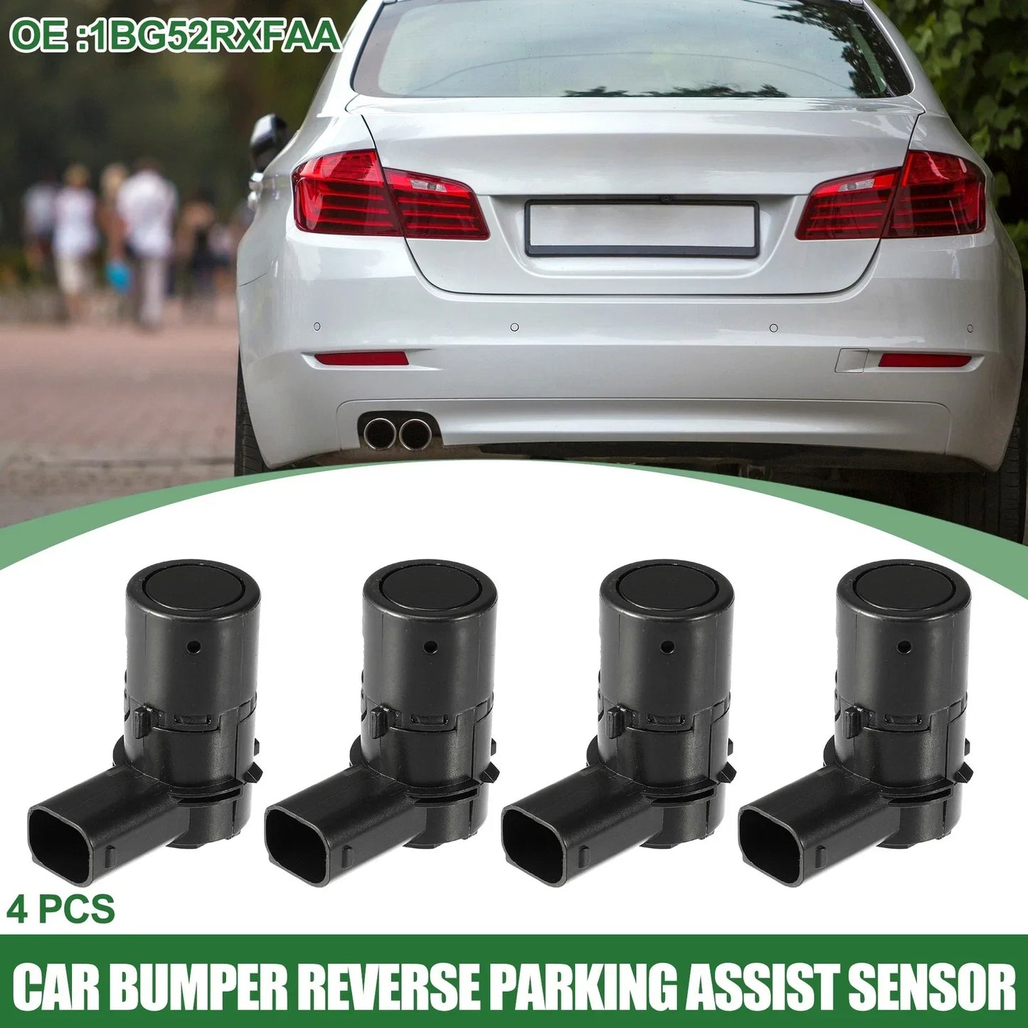 4pcs Rear Bumper Park Assist Sensors for Dodge Caravan (2011-2020)